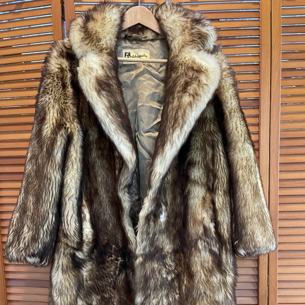 Brrrr! Vintage Teddy Bear Shearling Coat!